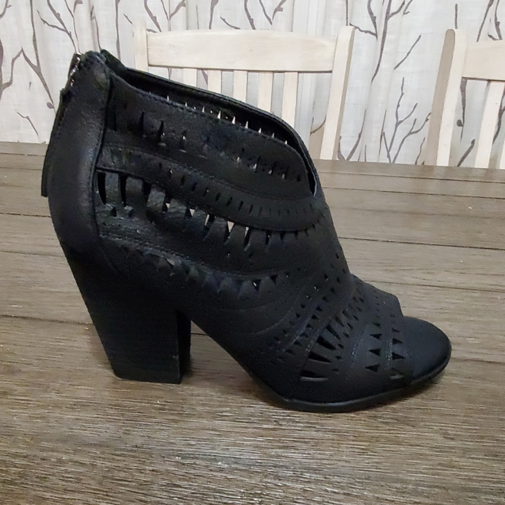 Not Rated OPEN TOE BOOTS